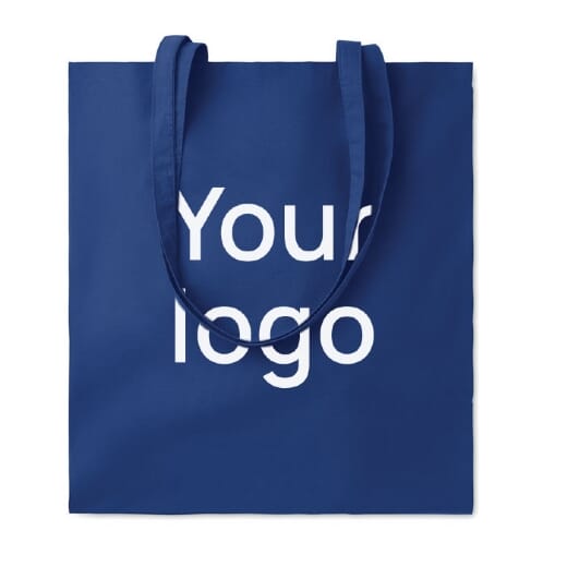 Shopper con logo COTTONEL COLOUR+ cotone