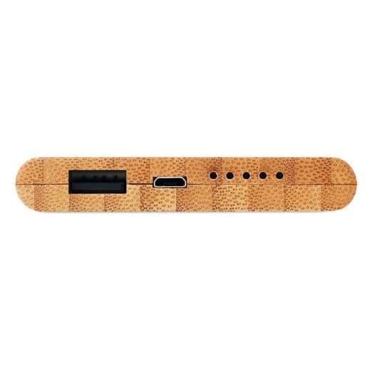 Power bank wireless in bamboo ARENA
