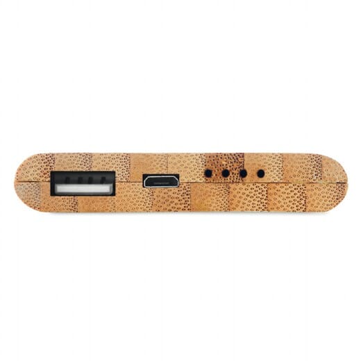 Power bank in bamboo ARENAPOWER