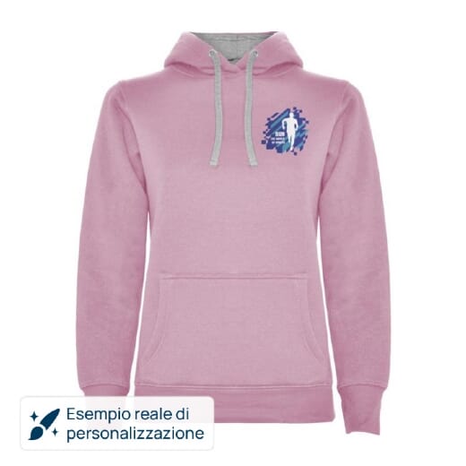 Felpa con cappuccio da donna URBAN