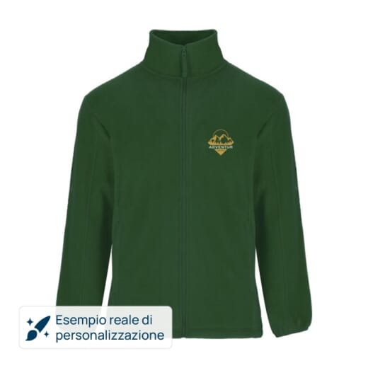 Giacca in pile con cerniera intera ARTIC