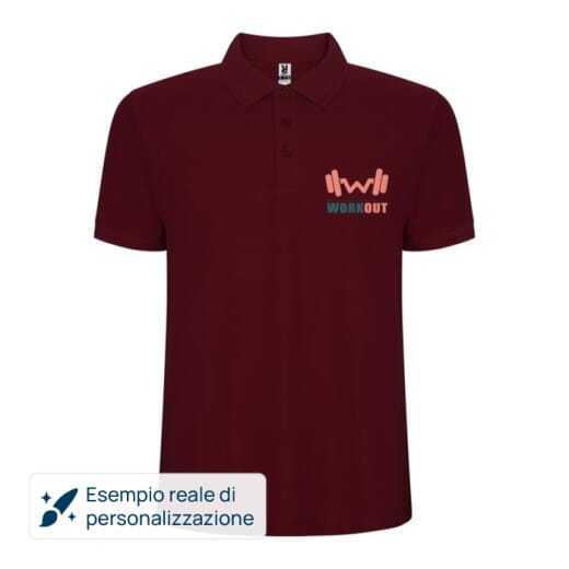 Polo da uomo a maniche corte PEGASO PREMIUM