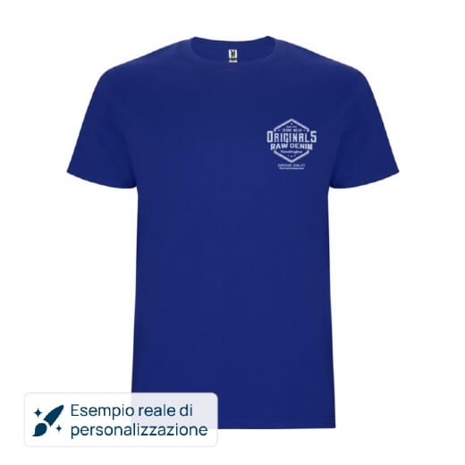 T-shirt a maniche corte personalizzabile STAFFORD