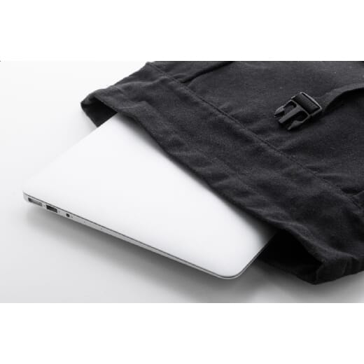 Zaino in canvas riciclato BLAKKAN BACK
