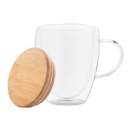 Tazza mug in vetro GROBINA - 350 ml