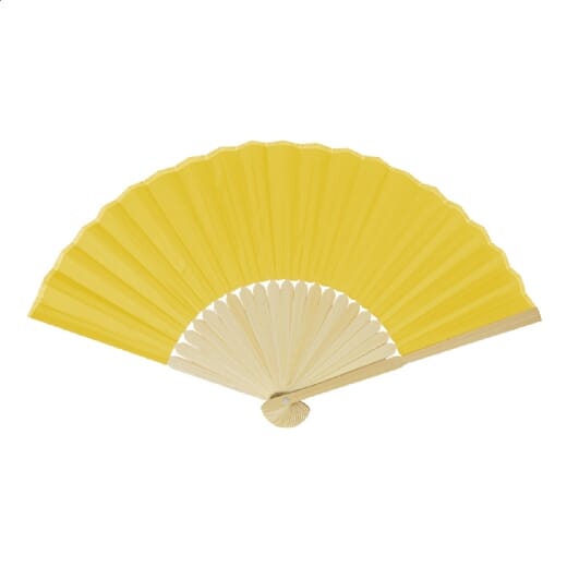 Ventaglio in poliestere RPET con stecche in bambù REPPER