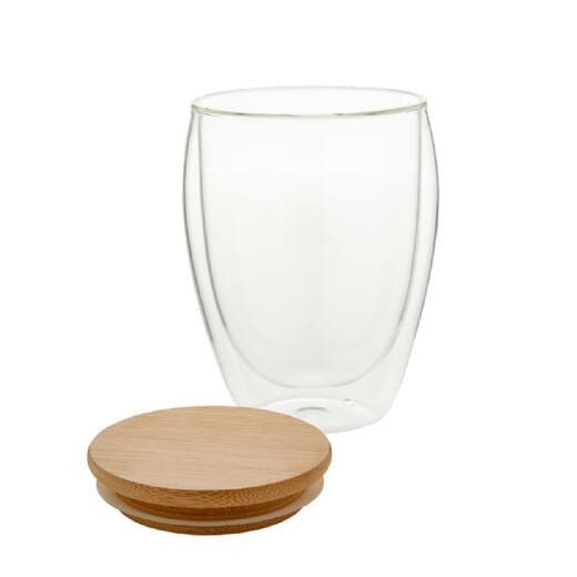 Tazza termica in vetro BONDINA M - 330 ml