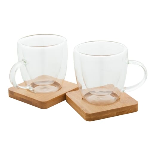 Set tazzine da caffè in vetro MOCABOO - 90 ml