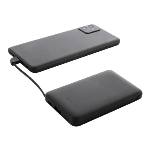 Power bank con cavi integrati SLIMBANK