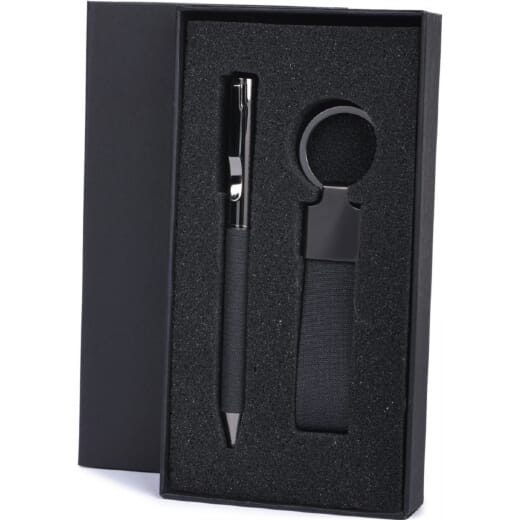 Set regalo con portachiavi e penna KIMI