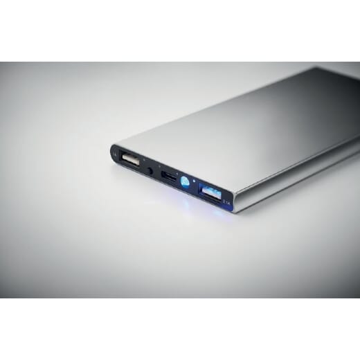 Power bank in alluminio riciclato POWERFLAT8C