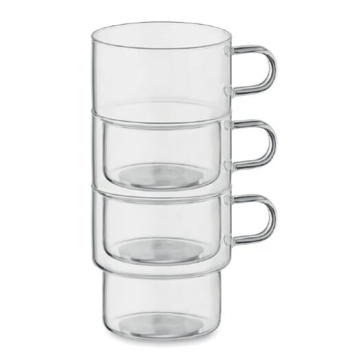 Tazza impilabile in vetro BOROMUG - 300 ml