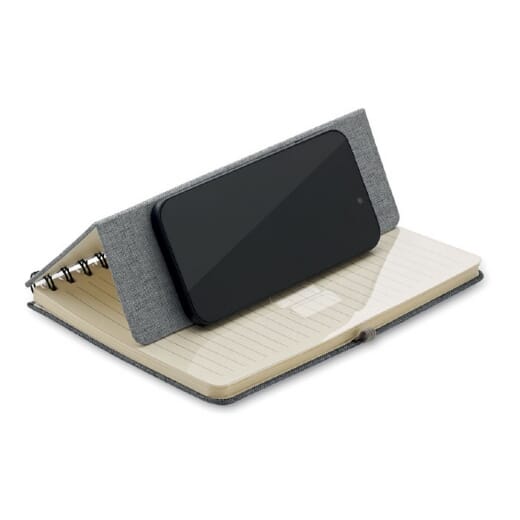 Notebook A5 con supporto telefono STRATA