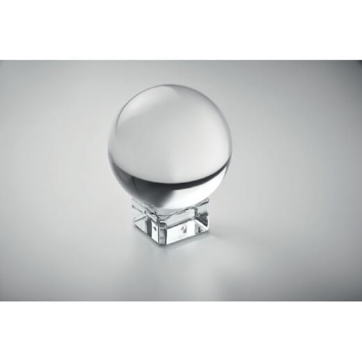 Fermacarte con sfera in vetro GLASSWARD