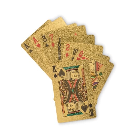 Carte da gioco impermeabili AS
