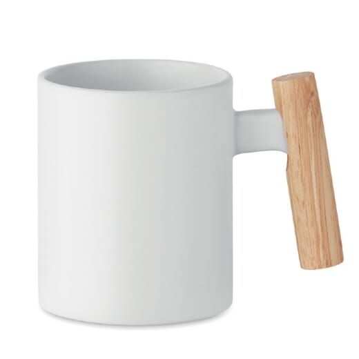Tazza con manico in legno CRENATE - 320 ml