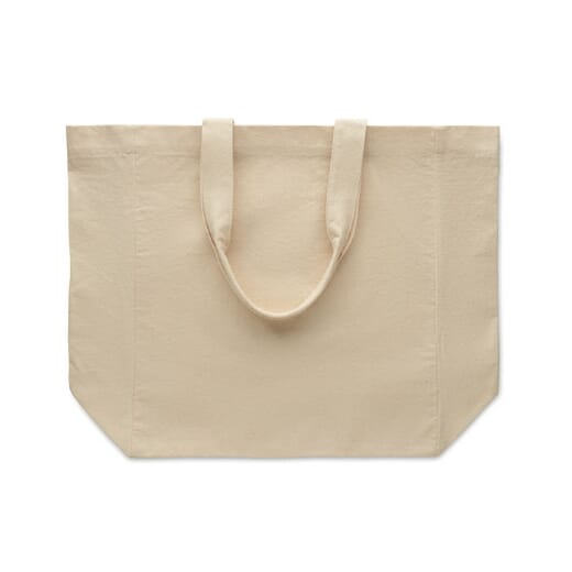 Shopper in cotone a soffietto PURI