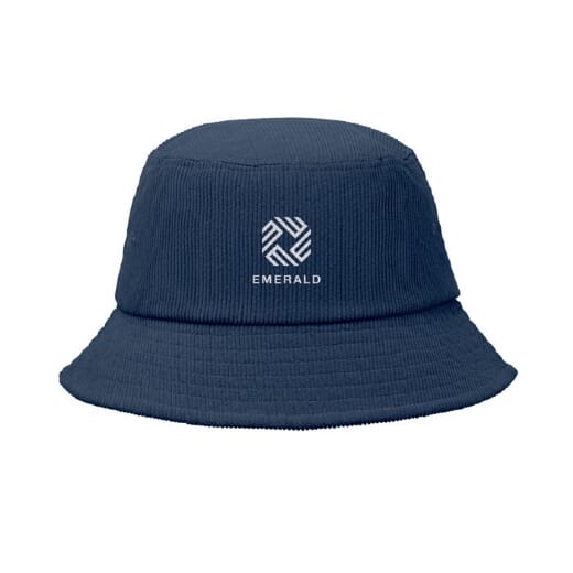 Cappellino a secchiello in velluto SCOOP