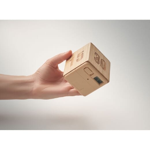 Timer in bambù personalizzabile CURT