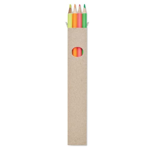 Set di 4 matite colorate BOWY