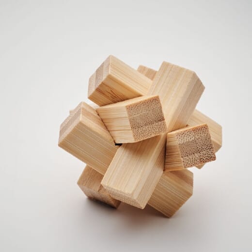 Puzzle rompicapo in bamboo CUBENATS