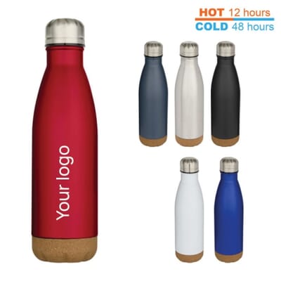 Borraccia termica con base in sughero COVE 500ml