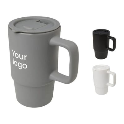 Tazza in ceramica con coperchio CARTER 450 ml