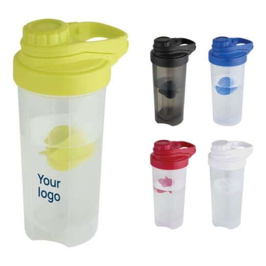 Borraccia sportiva con pallina shaker FORZA 700 ml