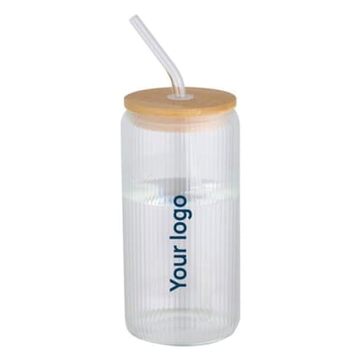 Contenitore in vetro con cannuccia MIRAGE 500 ml