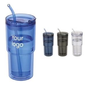 Bicchiere in plastica a doppia parete ARCHER 480 ml