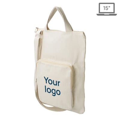 Borsa porta computer in cotone IKER