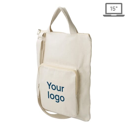 Borsa porta computer in cotone IKER