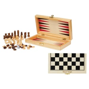 Set giochi da tavolo 3 in 1 MUGO
