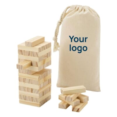 Gioco con torre impilabile in legno JUMBLE