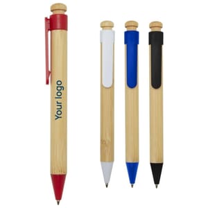 Penna in plastica riciclata e bambù RATTAN