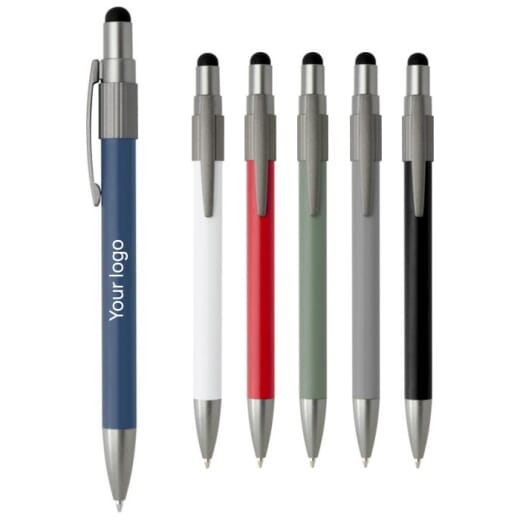 Penna con stilo e rotella antistress RILL