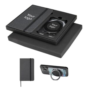 Kit di benvenuto quaderno e portacarte per telefono KERN