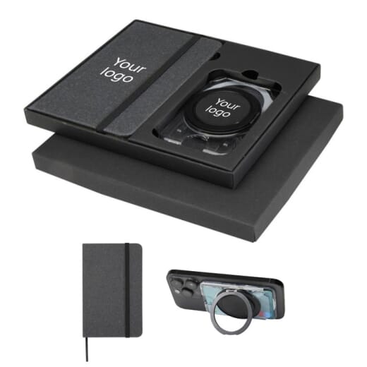 Kit di benvenuto quaderno e portacarte per telefono KERN