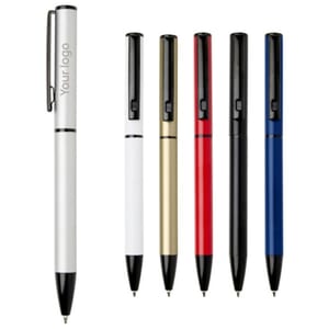 Penna a rotazione in alluminio riciclato VERTON