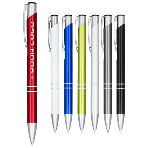 Penna a Sfera in Alluminio Mod. Chrome PlusPersonalizzabile - Banfi