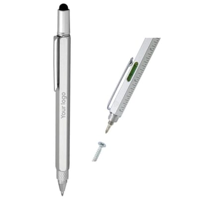 Penna multifunzione in alluminio riciclato DORA