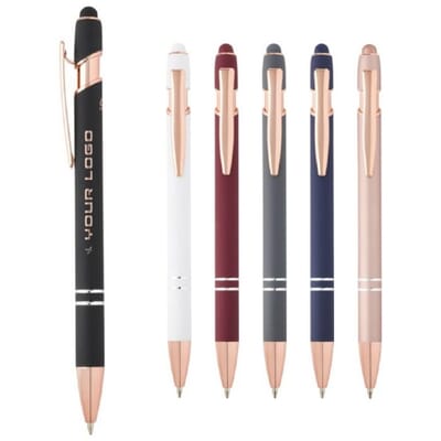 Penna a sfera con finitura oro rosa NANNA