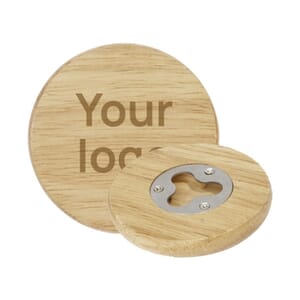 Sottobicchiere apribottiglie in legno SCOLL