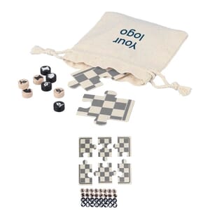 Set Gioco scacchi e dama HANK