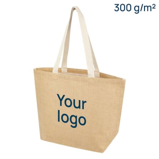 Tote bag naturale personalizzabile JUTA