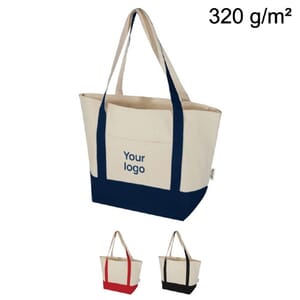 Tote bag in cotone riciclato SAM