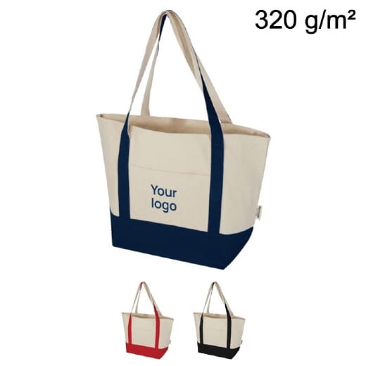 Tote bag in cotone riciclato SAM