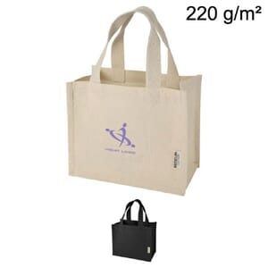 Tote bag mini a soffietto in cotone riciclato ODESSA