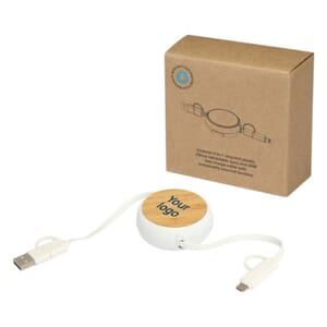Cavo retrattile 5 in 1 con supporto telefono CHECHIA