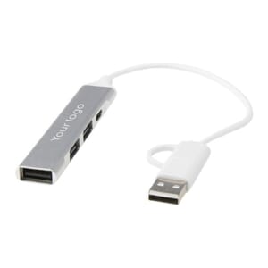 Hub usb-a e tipo c 4 porte ALKAID